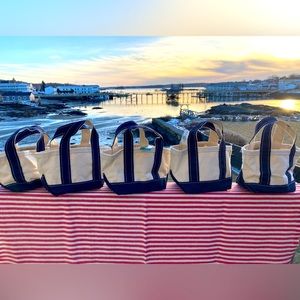 FOUR L.L. Bean Vintage Mini Boat and Tote - NWT